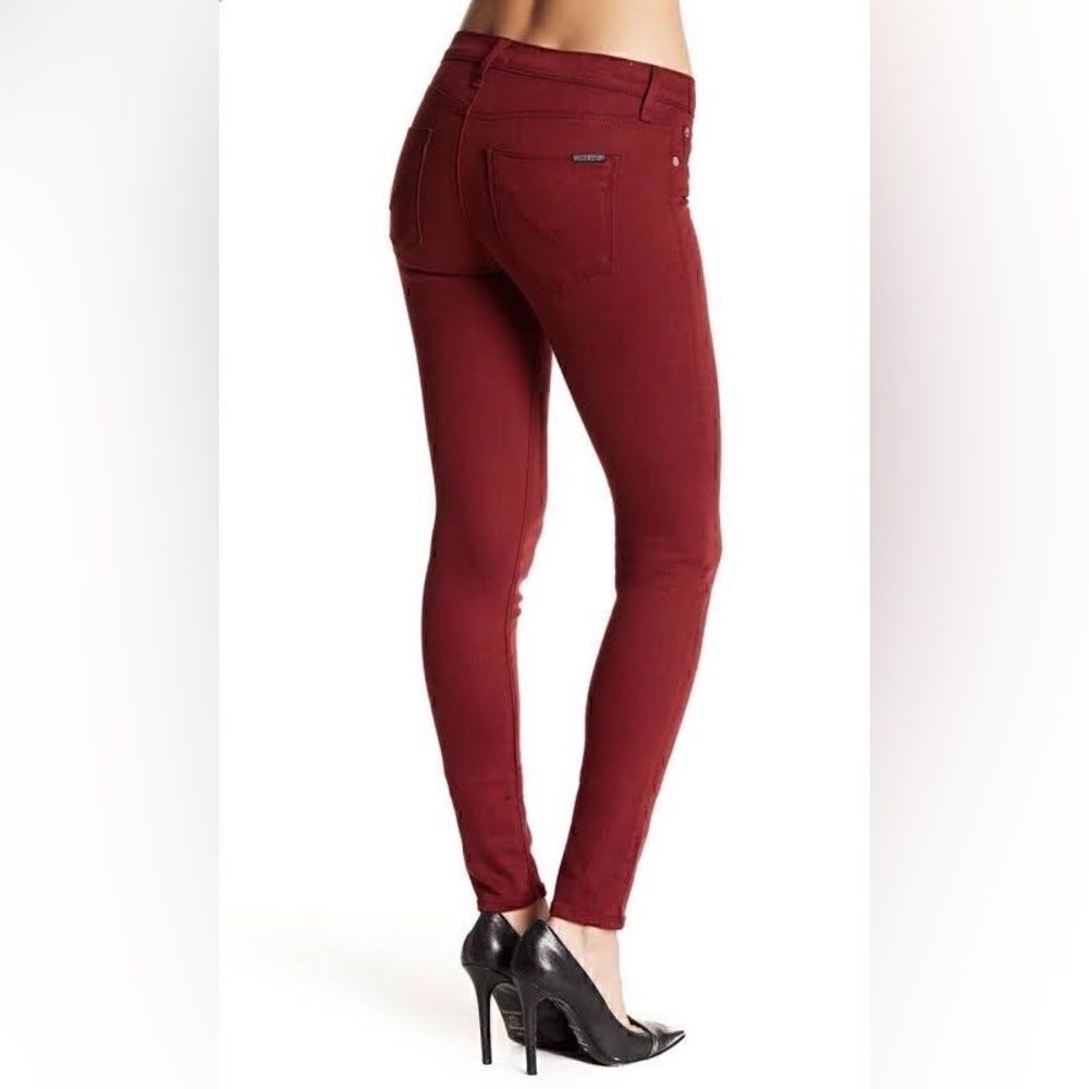 Hudson Krista Super Skinny Red Jeans 25